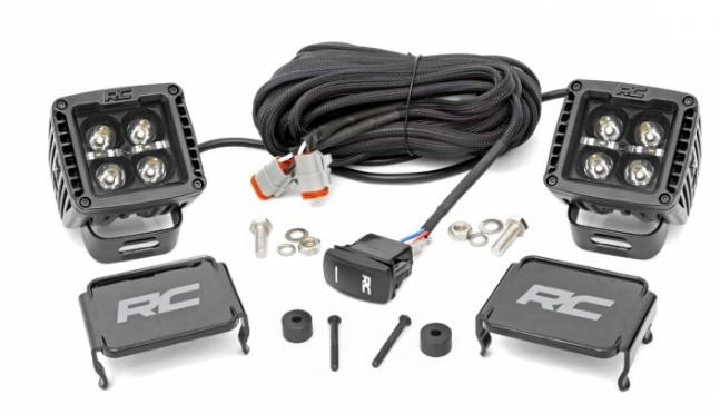 Jeep 2-inch LED Cube Easy-Mount Kit