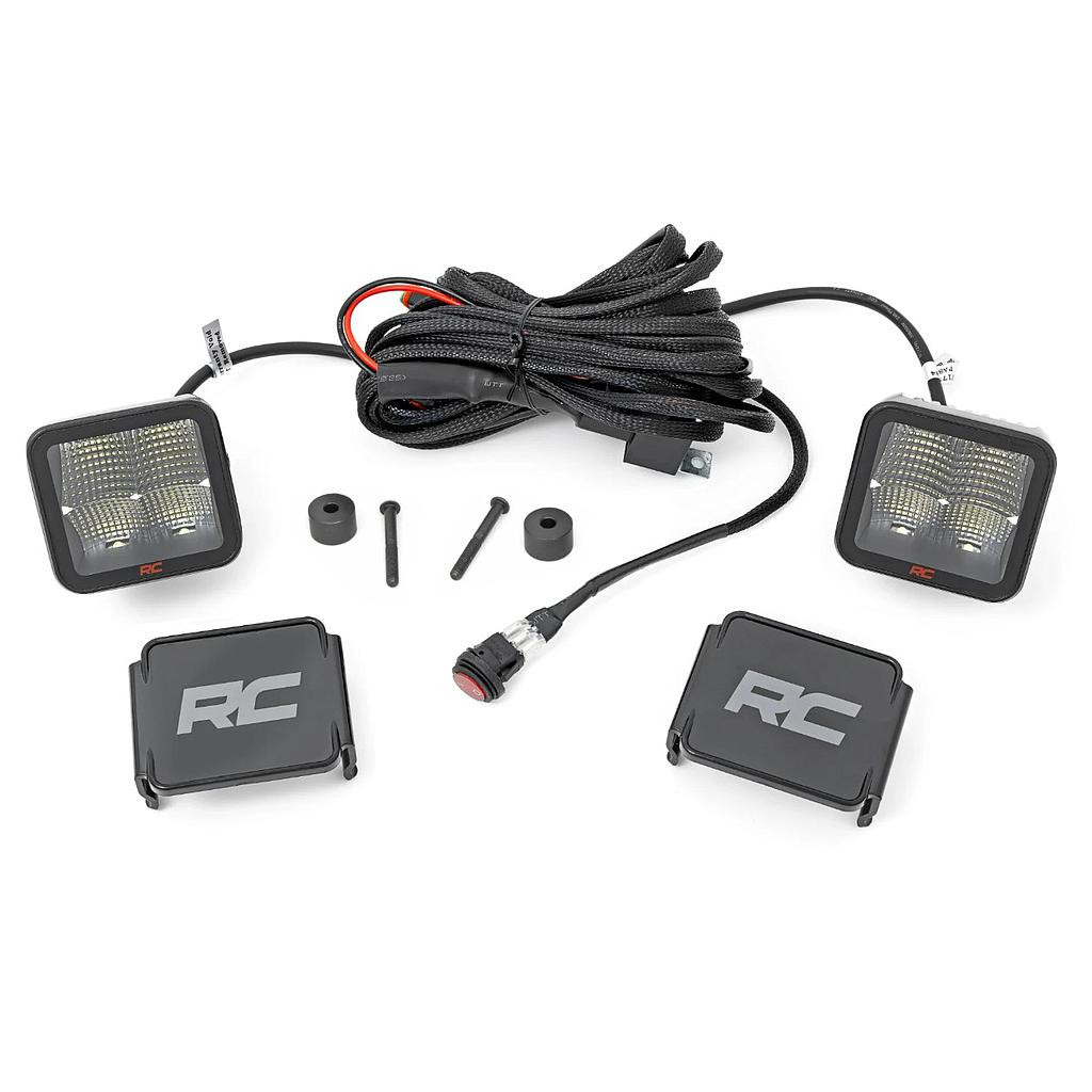 Jeep 2-inch LED Cube Easy-Mount Kit Spectrum
