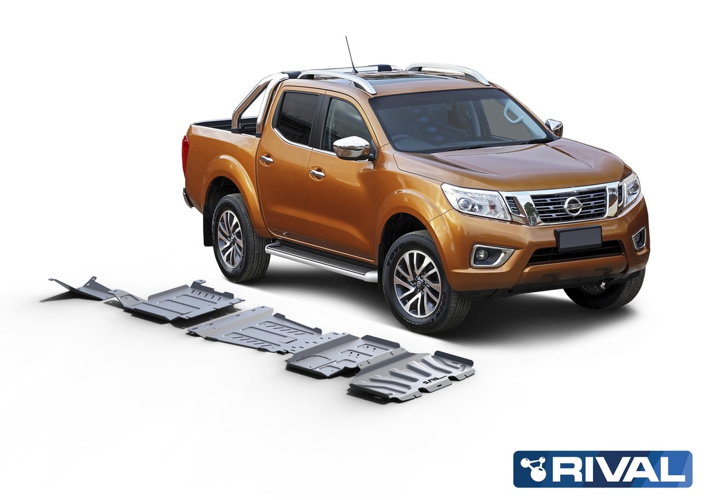 4-osainen pohjapanssari sarja D23 AL 4mm