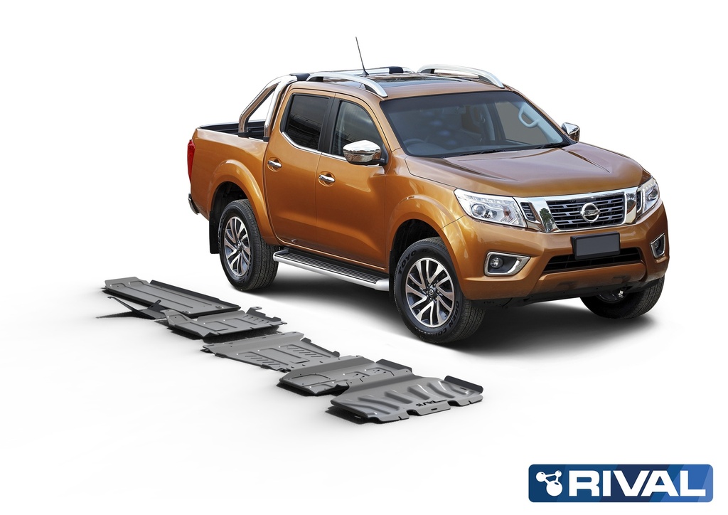 5-osainen pohjapanssari sarja D23 AL 4mm