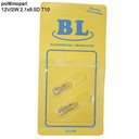 POLTTIMOPARI 12V/2W 2.1X9.5D T10