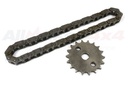 CHAIN AND SPROCKET - ANCILLIARY - SET OIL PUMP - TD5