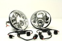 TERRAFIRMA 7” LED HEADLIGHT PAIR LHD E MARKED, DOT