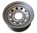 MODULAR STEEL WHEEL 7X16 + 8 SILVER