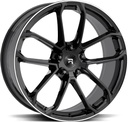 R-SERIES R14 BLACK POL 10x22 5/120 ET43 CB72.6