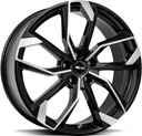 BROCK RC34 BLACK FULL POL 6.5x17 4/108 ET20 CB65.1