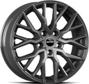 GMP BOOSTER GLOSS ANTHRACITE 8x19 6/120 ET45 CB74.6