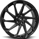 BROCK RC36 SHINY BLACK 8.5x19 5/130 ET55 CB66.6