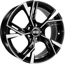 ELIT WHEELS EW16 BLACK / POLISHED 7.5x17 5/112 ET36 CB66.45
